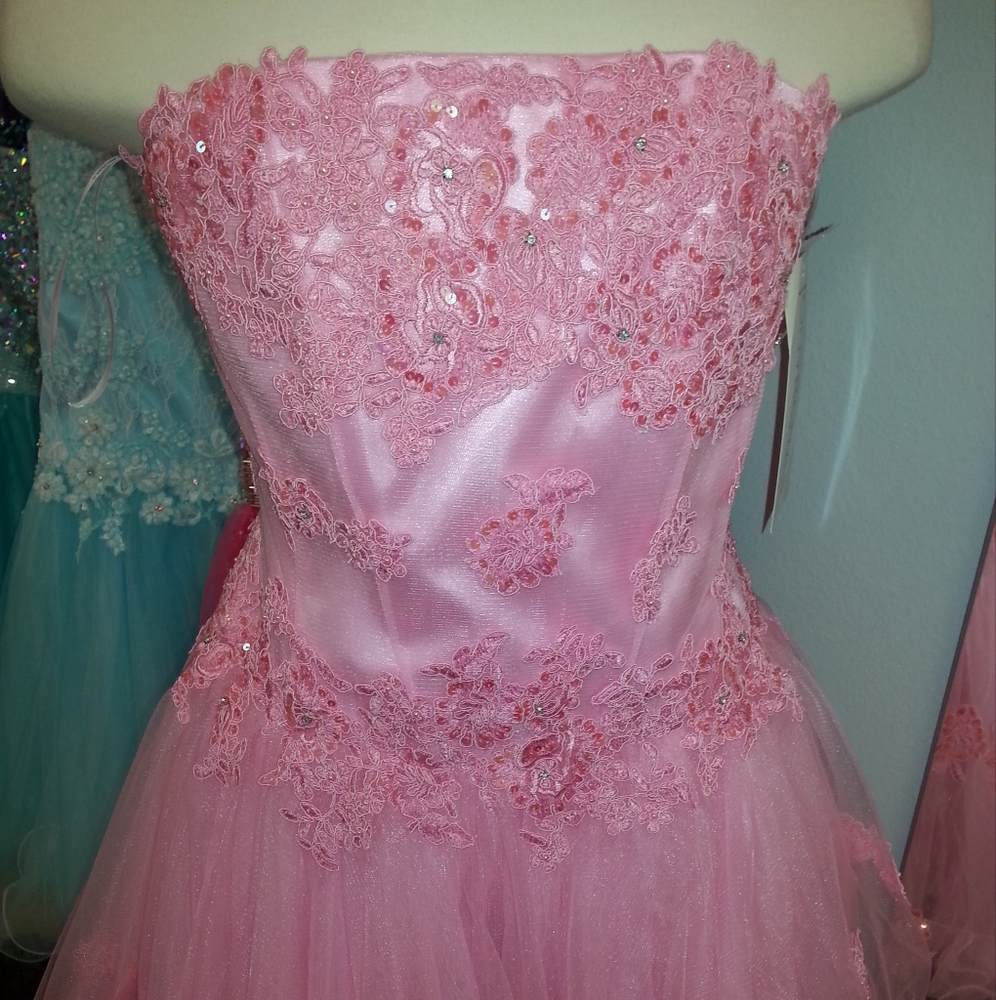 Girl's Pink Toni by Tony Bowls Formal Dress Size 14
